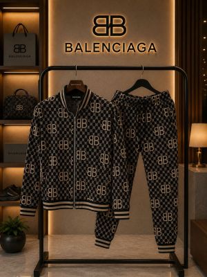 Balenciag 100% Imported Fabric Very Premium Heavy Tracksuit CS434