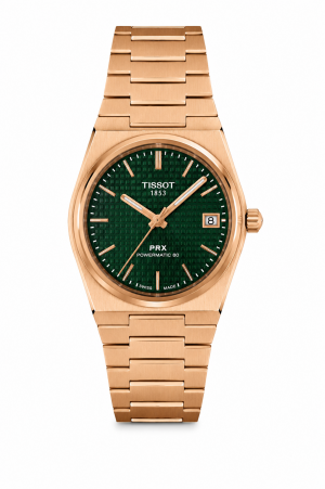 Tissoot PRX Powermatic 80 Copper Green Dial 