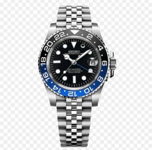 SEIKO GMT MASTER 2 SWISS MOVEMENT LIKE AUTO BUTTERFLY LOCK