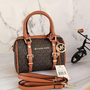Mk Bedford Legacy Small Boston With Dust Bag 1712 Coffee Brown