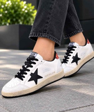 Golden Goose ball White Heel Leo Ball Star  221