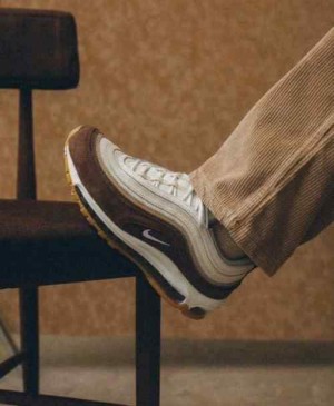 nikkee airmax 97 muslin pink foam crepe brown