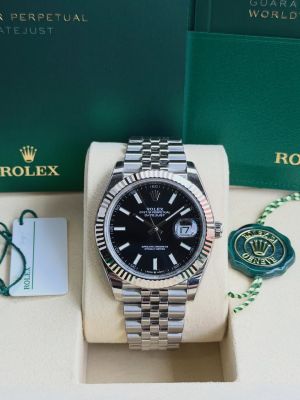 Rolee x Oyst Uuer Perpetual Date Just Silver-Black