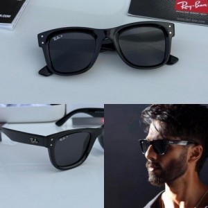 RAYBAN 0502 BLACK GLOSSY SUNGLASSES WITH OG BOX PACKING
