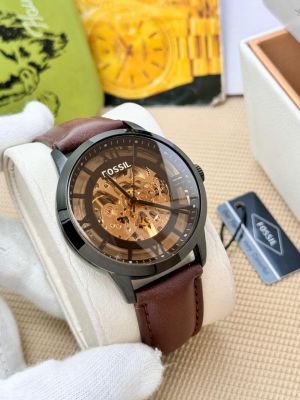 FOSSSIL TOWNSMAN A AUTOMATIC LIGHT BROWN LEATHER BELT AT165
