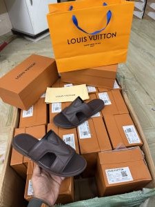 LV Loui Vuitton Oasis Mule Brown Premium