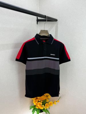 Pum Ferrari Edition Black Polo Premium Collar Neck T-shirt F3652-B3