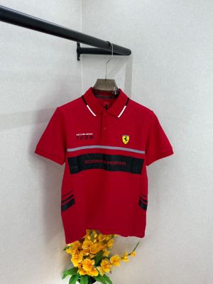 Pum Ferrari Edition Red Polo Premium Collar Neck T-shirt F3652-R2