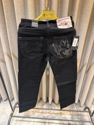 TRUE RELIGION BLACK PREMIUM EBROIDER STRETCH DENIM