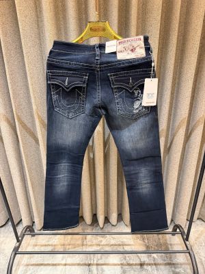 TRUE RELIGION DARK BLUE PREMIUM EBROIDER STRETCH DENIM