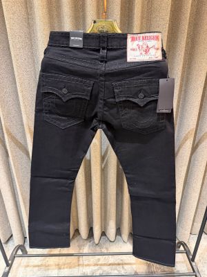 TRUE RELIGION BLACK  PREMIUM EBROIDER STRETCH DENIM