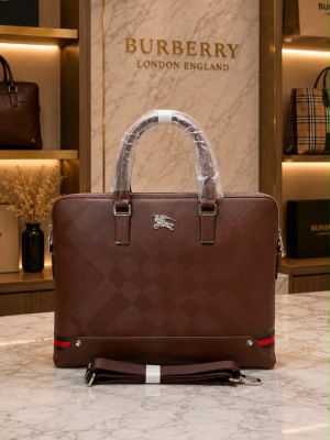 Burberr  Polished Premium Quality Laptop Bag 5036