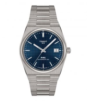 Tissort Prx 1853 Silver Blue Checks Dial 