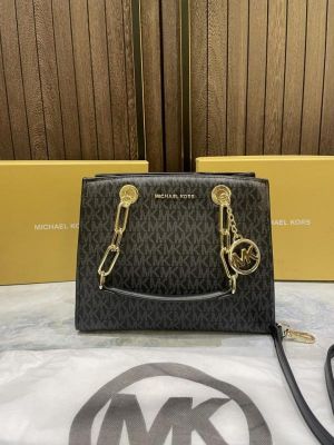 Michael kor cynthia small signature logo satchel with box 316