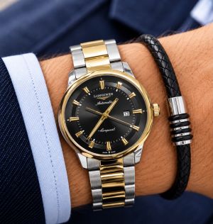 LONGINE WATCH Gold-Black WC 2090