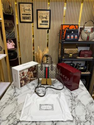 Gucc GG Ophidia Supreme Shoulder Bag With Double Og Box And Dust Bag (499688)