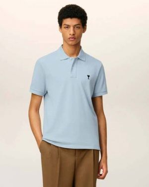 Ami Alexandre Premium Quality Polo T-Shirt Store Article (Black)