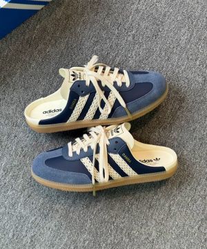 Adiddas Samba OG Mule navy blue
