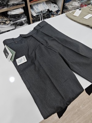 Formal trousers text charcoal 
