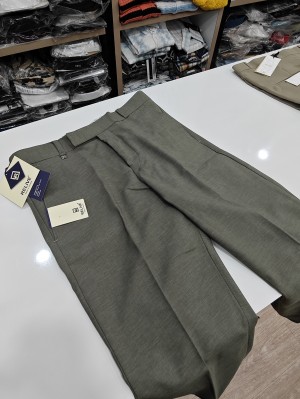 Formal trousers dark olive