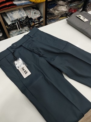 Formal trousers teal blue