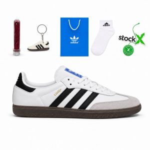 Adidaas Samba White Black Mens With All Accessories