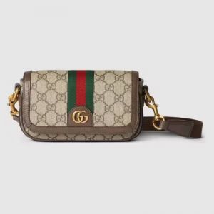 Guccci OPHIDIA SUPER MINI SHOULDER BAG with folding box 362