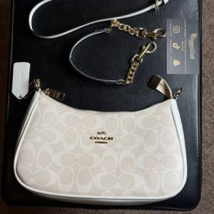 COAC_H Teri Shoulder Bag In Signature Canvas dual belts with og box 908