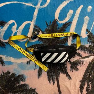 Off-White Binder Nylon Waist Fannypack Track Belt Bag With Dust Bag (1955-1) Sale