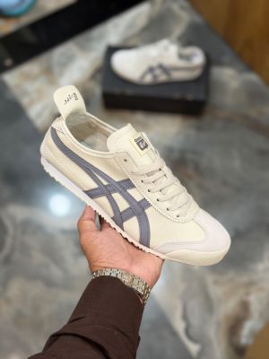 Tiger mexico 66 grey leather womens (642)