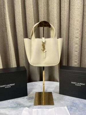 Ysl Saint laurent mini Womens Black Le 5  7 Bea Baby Leather Shoulder Bag with magnet box 994