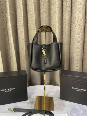 Ysl Saint mini laurent Womens Black Le 5 A 7 Bea Baby Leather Shoulder Bag with magnet box 995