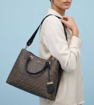 Aldo Emylia Womens Brown SatchelTote Bag with Box premium quality