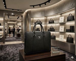 Prada Laptop Bag with Dust Cover premium quality