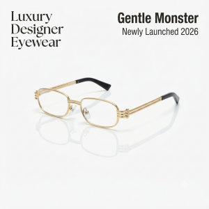 GENTLE MONSTER GOLD PLANO NEWLY LAUNCHED EXCLUSIVE DESIGN SHOWROOM LATEST TRENDING MODEL 