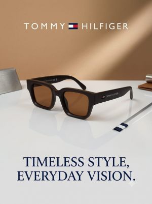 TOMMY HILFIGER MATT BROWN STYLISH N CLASSY LOOK STORE ARTICLE 