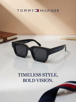TOMMY HILFIGER GLOSSY BLACK PREMIUM LUXURY BRANDS OFFICIAL STORE TOP SELLING MODEL 