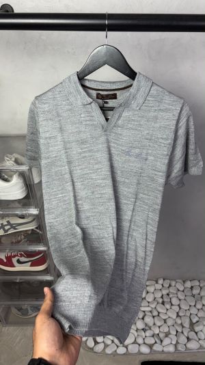 Lor-o Pian-a Premium Knit Polo T-Shirt 3168