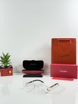Cartier 1055 Gold Black Day Night Color Changing Glass