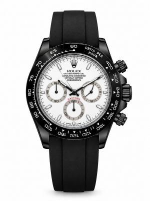 Roleex Daytona Rubber White Dial Heavy Quality 