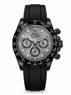 Roleex Daytona Rubber Grey Heavy Quality 
