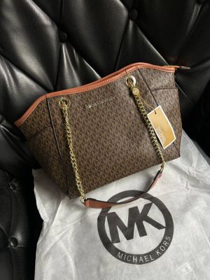 Michael Kors Jet Set Large Signature Logo Shoulder Bag 1068