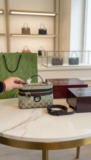 Gucci_vintage vanity bag premium quality with Double box packing