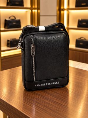 Armani Exchange Black Premium Quality Sling Bag  Fa 1833