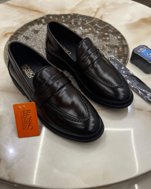 Men Ross-o Brunell-o Formal Moccasins