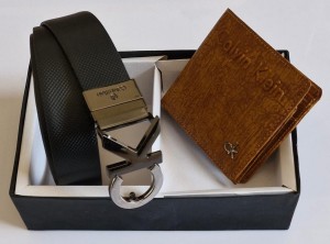 CK WALLET & BELT COMBO WID OG BOX