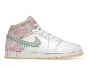 NIK.E AIR JORDAN 1 MID PAINTDRIP