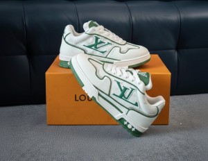 L_OUIS VUITTON TRAINER 2026 WHITE GREEN