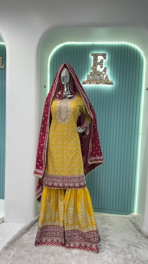 Qeerat Contrast Plazo yellow