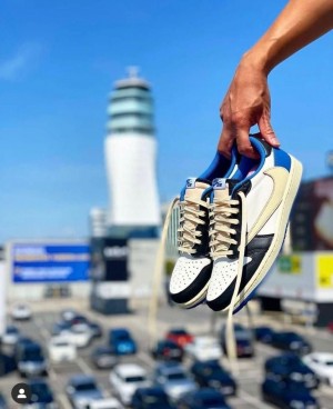 Nike_AJ 1 Low OG Fragment X Travis Scott Mens Shoes 